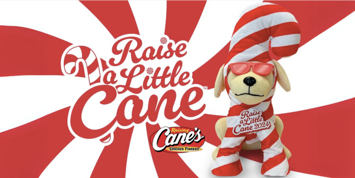 Raising Cane's 2024 Holiday Plush Puppy